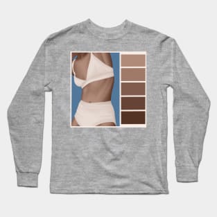 Skin tone medium Long Sleeve T-Shirt